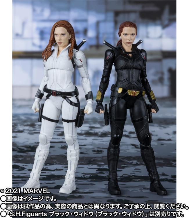 Pedido Figura Black Widow (White Snow Suit Version) (Exclusive) - Avengers: Infinity War - S.H.Figuarts marca Bandai Spirits escala pequeña 1/12