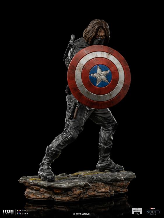 Preventa Estatua Winter Soldier - The Infinity Saga - Battle Diorama Series - marca Iron Studios escala de arte 1/10