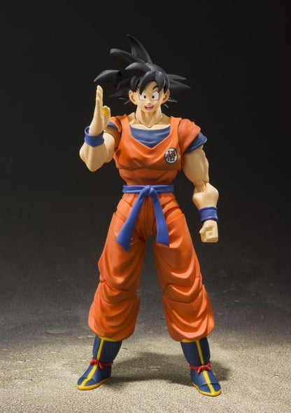 Pedido Figura Goku (A Saiyan Raised On Earth) - Dragon Ball Z - S.H.Figuarts marca Bandai Spirits escala pequeña 1/12