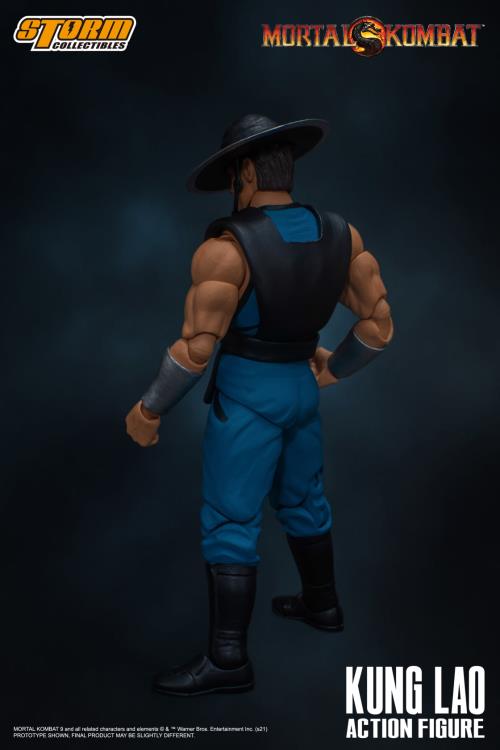 Pedido Figura Kung Lao - Mortal Kombat 2 VS Series marca Storm Collectibles escala pequeña 1/12