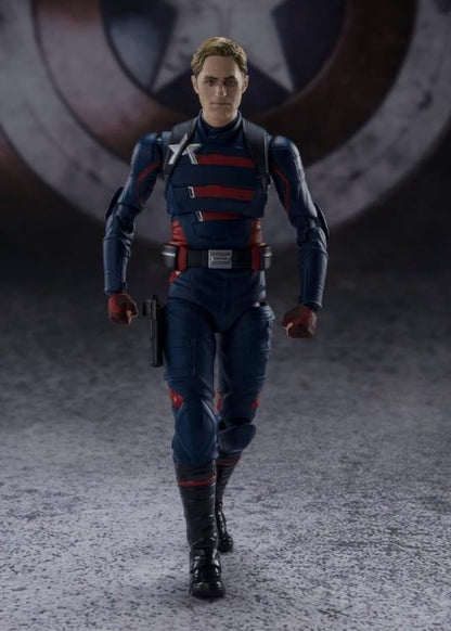 Pedido Figura Captain America (John Walker) - The Falcon and the Winter Soldier - S.H.Figuarts marca Bandai Spirits escala pequeña 1/12