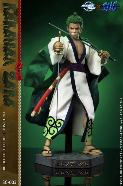 Preventa Set de ropa Roronoa ZORO marca Soosootoys x SNC SC-003 escala 1/6