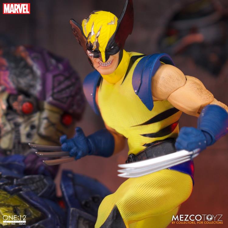 Pedido Figura Wolverine Deluxe Steel Box Edition - Marvel One:12 Collective marca Mezco Toyz 76536 escala pequeña 1/12