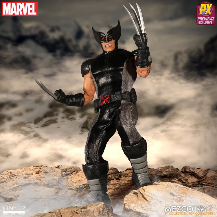 Pedido Figura Wolverine (X-Force) PX Previews Exclusive - Marvel - One:12 Collective marca Mezco Toyz escala pequeña 1/12