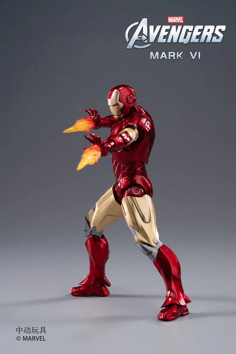 Pedido Figura Iron Man Mark VI (versión LED) - Avengers marca ZD Toys escala pequeña 1/10 (18 cm)