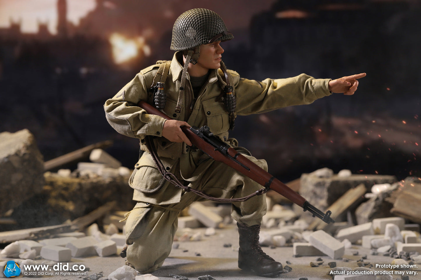 Pedido Figura Ryan 2.0 (Standard Edition) - WWII US 101st Airborne Division marca DID A80161 escala 1/6