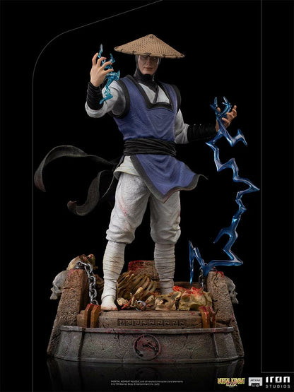 Pedido Estatua Raiden - Mortal Kombat marca Iron Studios escala de arte 1/10