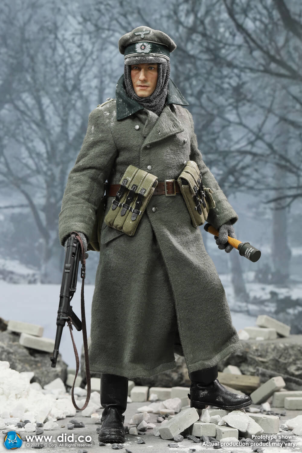 Pedido Figura Winter - WWII German WH Infantry Oberleutnant marca DID D80159 escala 1/6