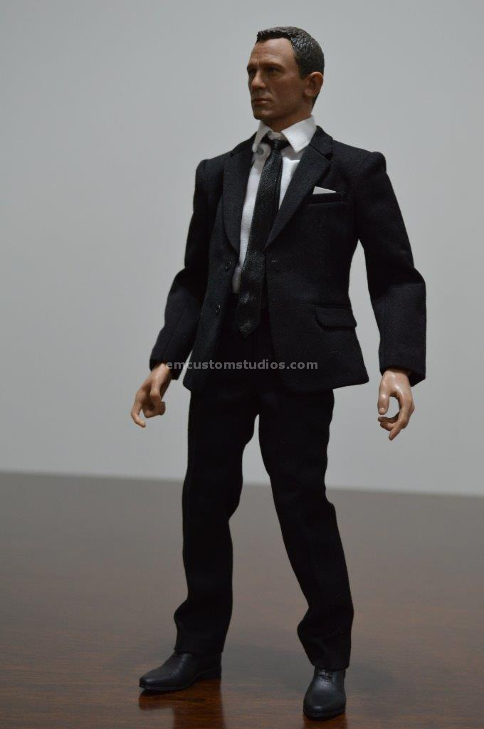 Figura Deluxe Agent James marca EM Custom Studios escala 1/6