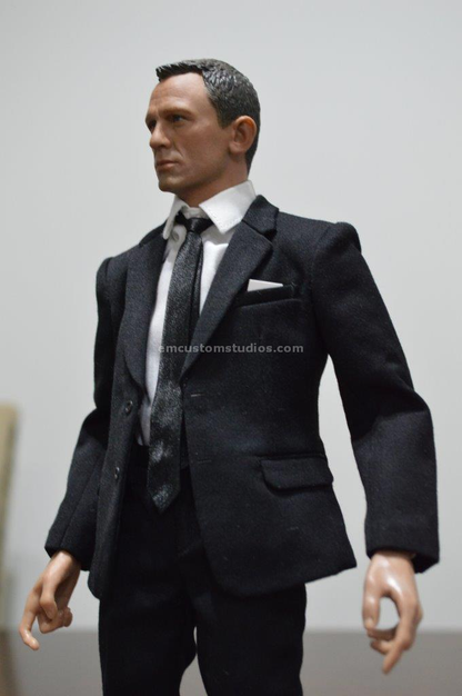 Figura Deluxe Agent James marca EM Custom Studios escala 1/6