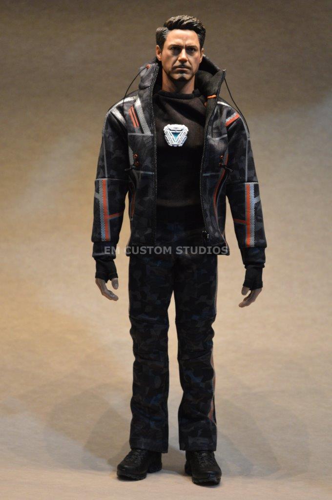 Figura Tony Nano Suit marca EM Custom Studios escala 1/6