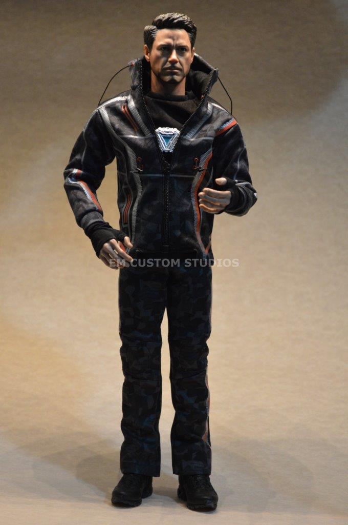 Figura Tony Nano Suit marca EM Custom Studios escala 1/6