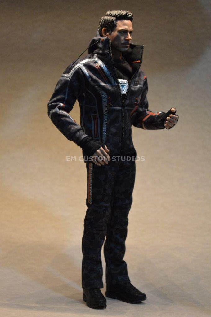 Figura Tony Nano Suit marca EM Custom Studios escala 1/6