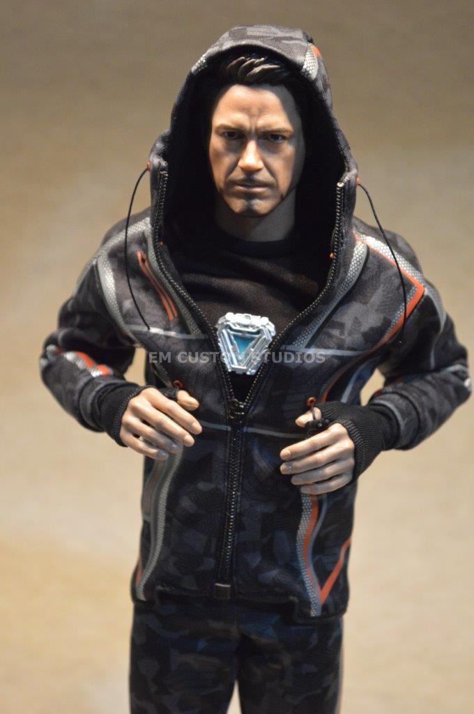 Figura Tony Nano Suit marca EM Custom Studios escala 1/6