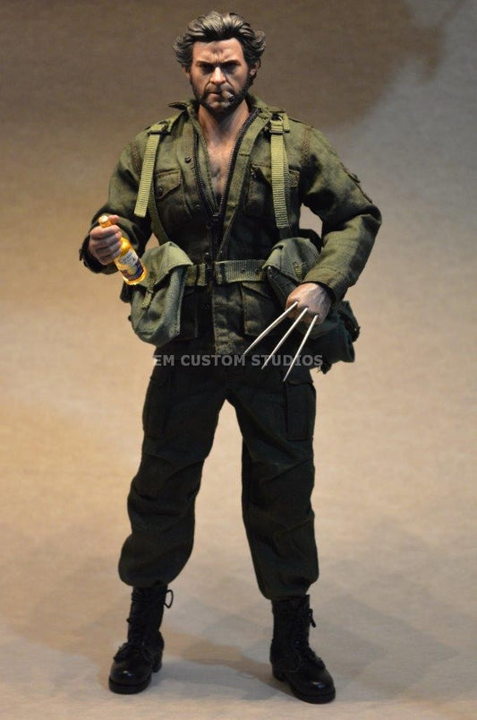 Figura Wolfman con traje militar en Vietnam escala 1/6