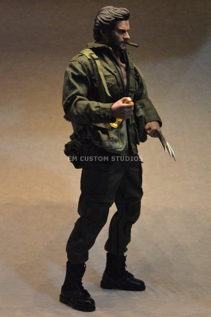 Figura Wolfman con traje militar en Vietnam escala 1/6