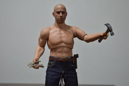 Figura Tough Guy Mecánico marca EM Custom Studios escala 1/6