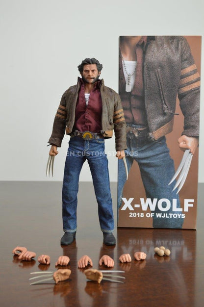 Figura Wolfman Deluxe doble garras marca custom escala 1/6