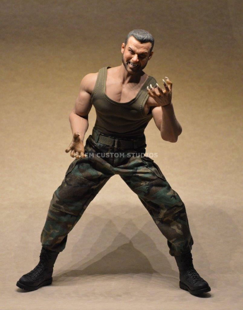 Figura Wolfman Brother con Uniforme Militar escala 1/6