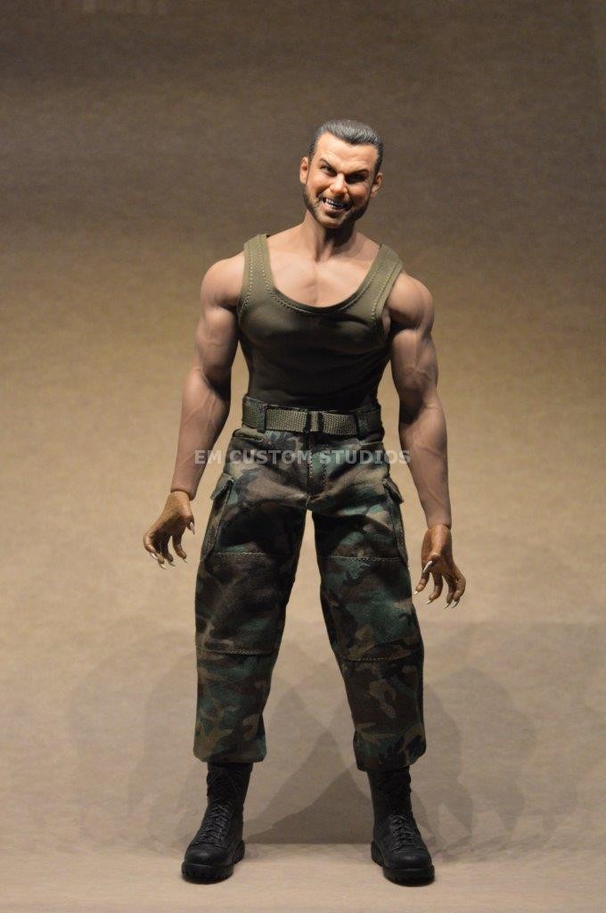 Figura Wolfman Brother con Uniforme Militar escala 1/6