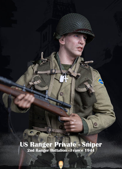 Pedido Figura US Ranger Private Sniper (Special Edition) - WWII 2nd Ranger Battalion - France 1944 marca Facepool FP-003B escala 1/6