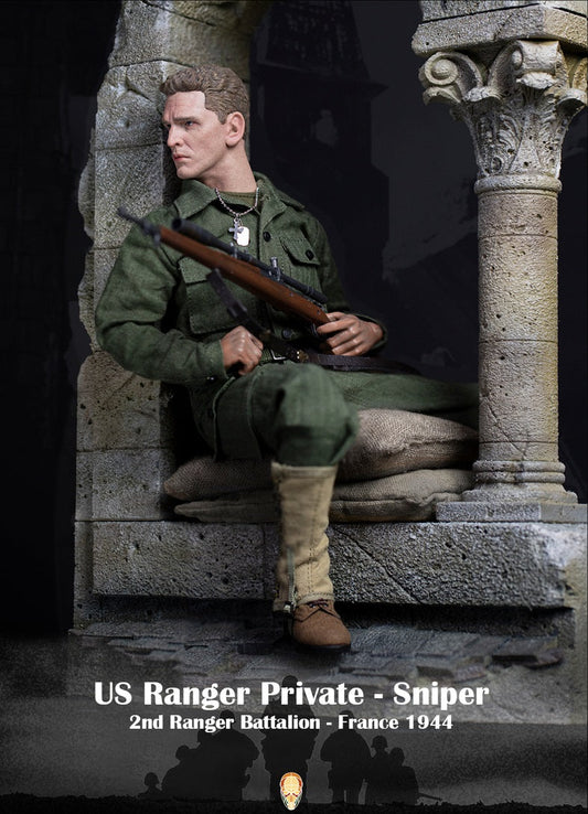 Pedido Figura US Ranger Private Sniper (Special Edition) - WWII 2nd Ranger Battalion - France 1944 marca Facepool FP-003B escala 1/6