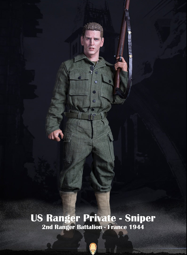 Pedido Figura US Ranger Private Sniper - WWII 2nd Ranger Battalion - France 1944 marca Facepool FP-003A escala 1/6