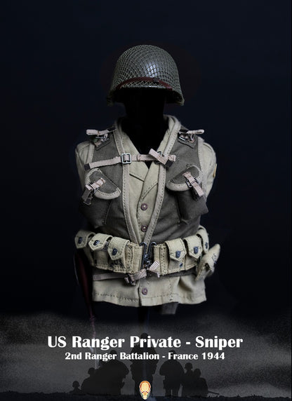 Pedido Figura US Ranger Private Sniper - WWII 2nd Ranger Battalion - France 1944 marca Facepool FP-003A escala 1/6