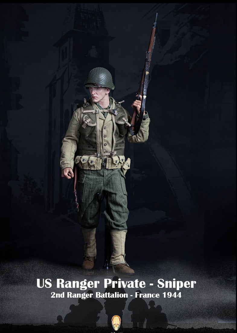 Pedido Figura US Ranger Private Sniper - WWII 2nd Ranger Battalion - France 1944 marca Facepool FP-003A escala 1/6