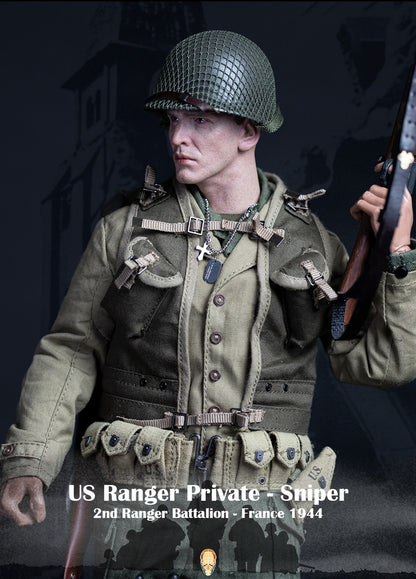 Pedido Figura US Ranger Private Sniper - WWII 2nd Ranger Battalion - France 1944 marca Facepool FP-003A escala 1/6