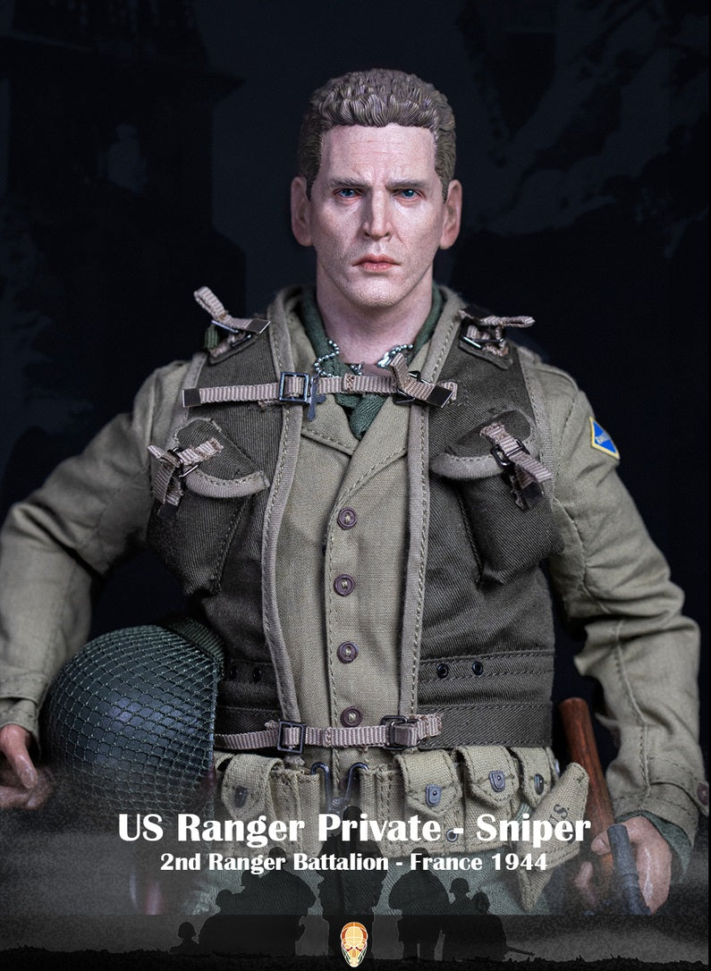 Pedido Figura US Ranger Private Sniper (Special Edition) - WWII 2nd Ranger Battalion - France 1944 marca Facepool FP-003B escala 1/6