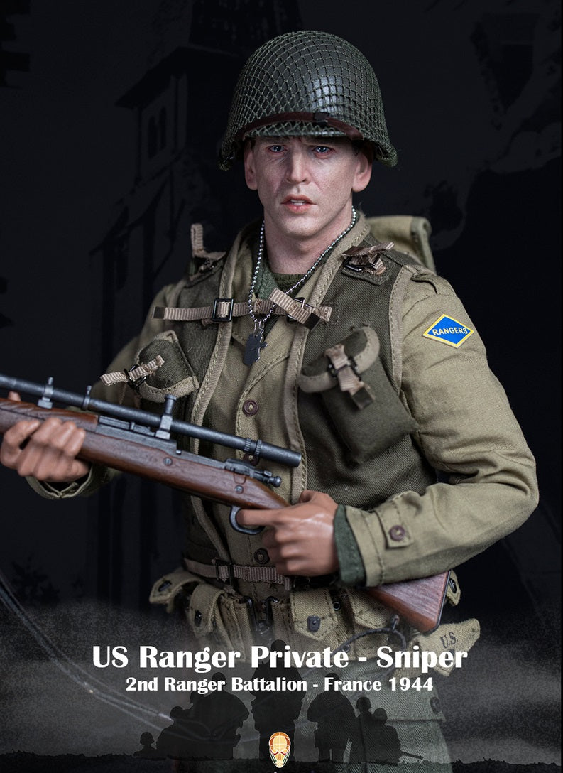 Pedido Figura US Ranger Private Sniper - WWII 2nd Ranger Battalion - France 1944 marca Facepool FP-003A escala 1/6