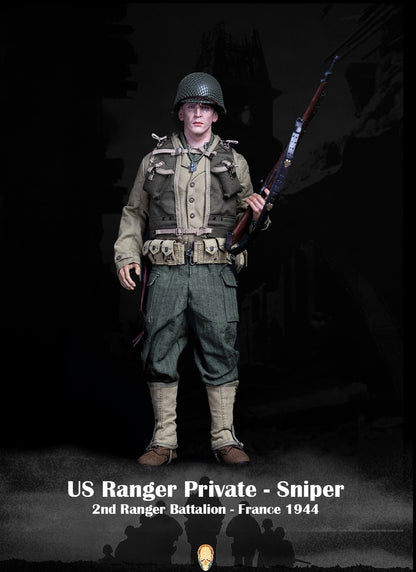 Pedido Figura US Ranger Private Sniper - WWII 2nd Ranger Battalion - France 1944 marca Facepool FP-003A escala 1/6