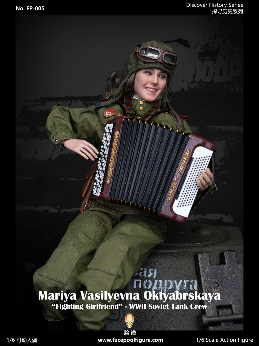 Pedido Figura "Fighting Girlfriend" Mariya Oktyabrskaya (Special Edition) - WWII Soviet Tank Crew marca Facepool FP005B escala 1/6