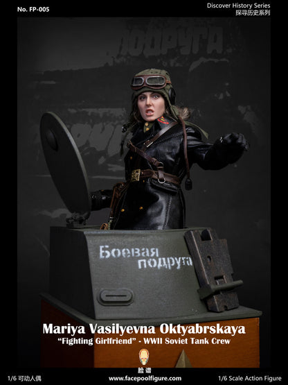 Pedido Figura "Fighting Girlfriend" Mariya Oktyabrskaya (Special Edition) - WWII Soviet Tank Crew marca Facepool FP005B escala 1/6