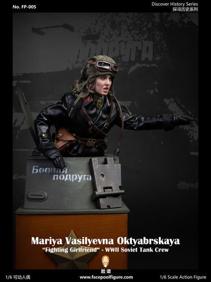 Pedido Figura "Fighting Girlfriend" Mariya Oktyabrskaya (Special Edition) - WWII Soviet Tank Crew marca Facepool FP005B escala 1/6