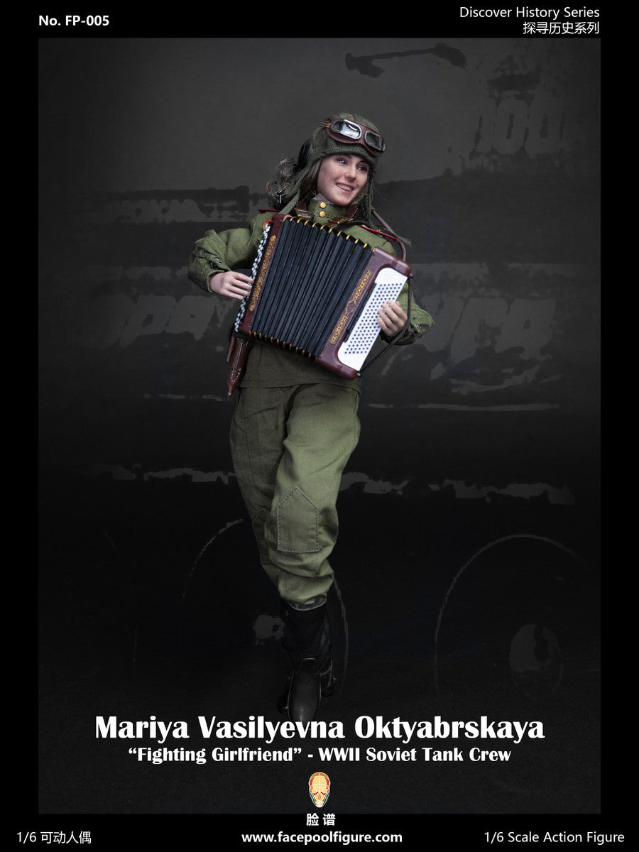 Pedido Figura "Fighting Girlfriend" Mariya Oktyabrskaya (Special Edition) - WWII Soviet Tank Crew marca Facepool FP005B escala 1/6