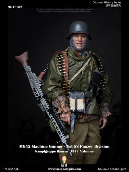 Pedido Figura MG42 Machine Gunner at Ardennes (Standard Edition) - 1st SS Panzer Division marca Facepool FP-007A escala 1/6