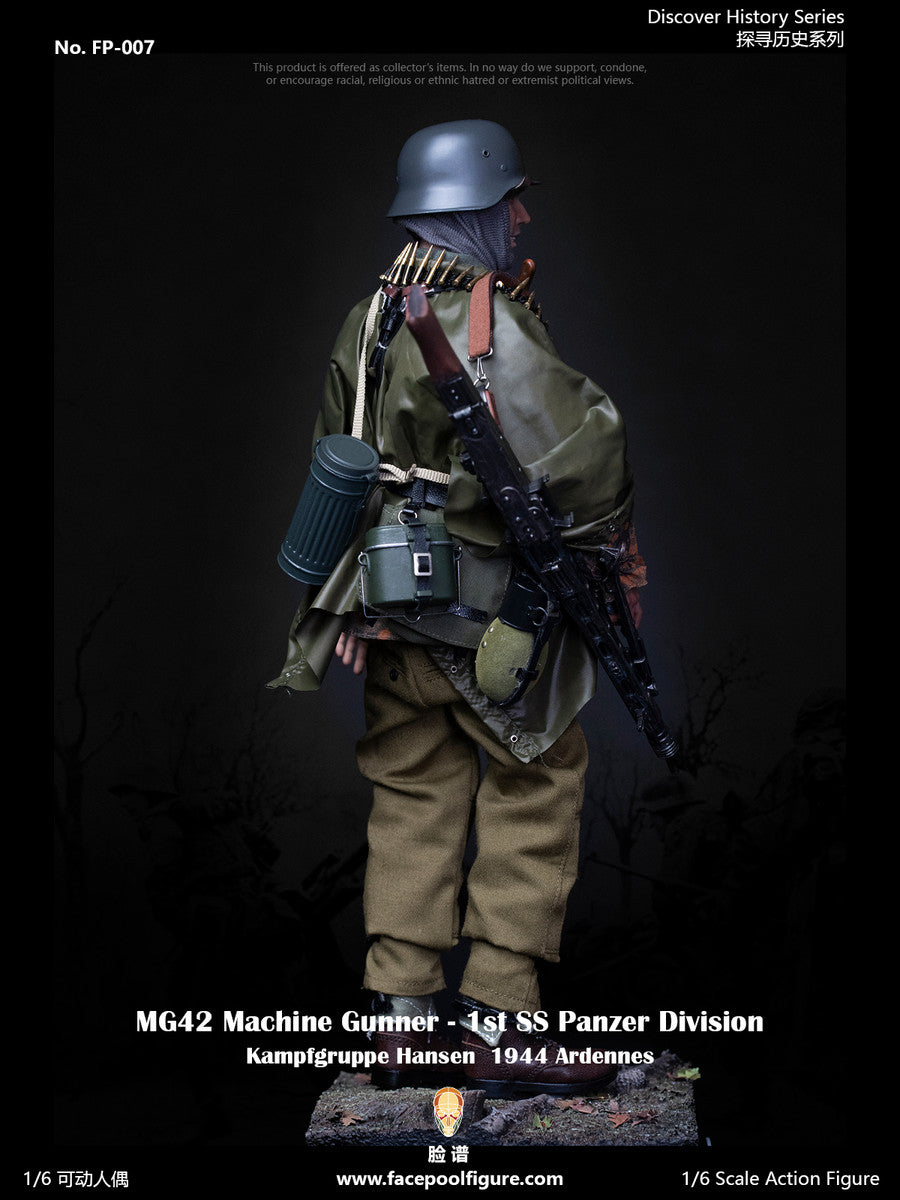 Pedido Figura MG42 Machine Gunner at Ardennes (Standard Edition) - 1st SS Panzer Division marca Facepool FP-007A escala 1/6