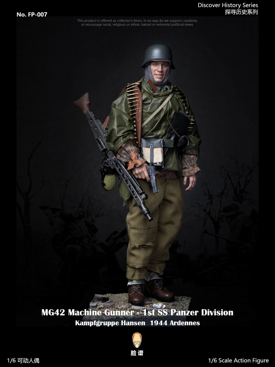 Pedido Figura MG42 Machine Gunner at Ardennes (Standard Edition) - 1st SS Panzer Division marca Facepool FP-007A escala 1/6