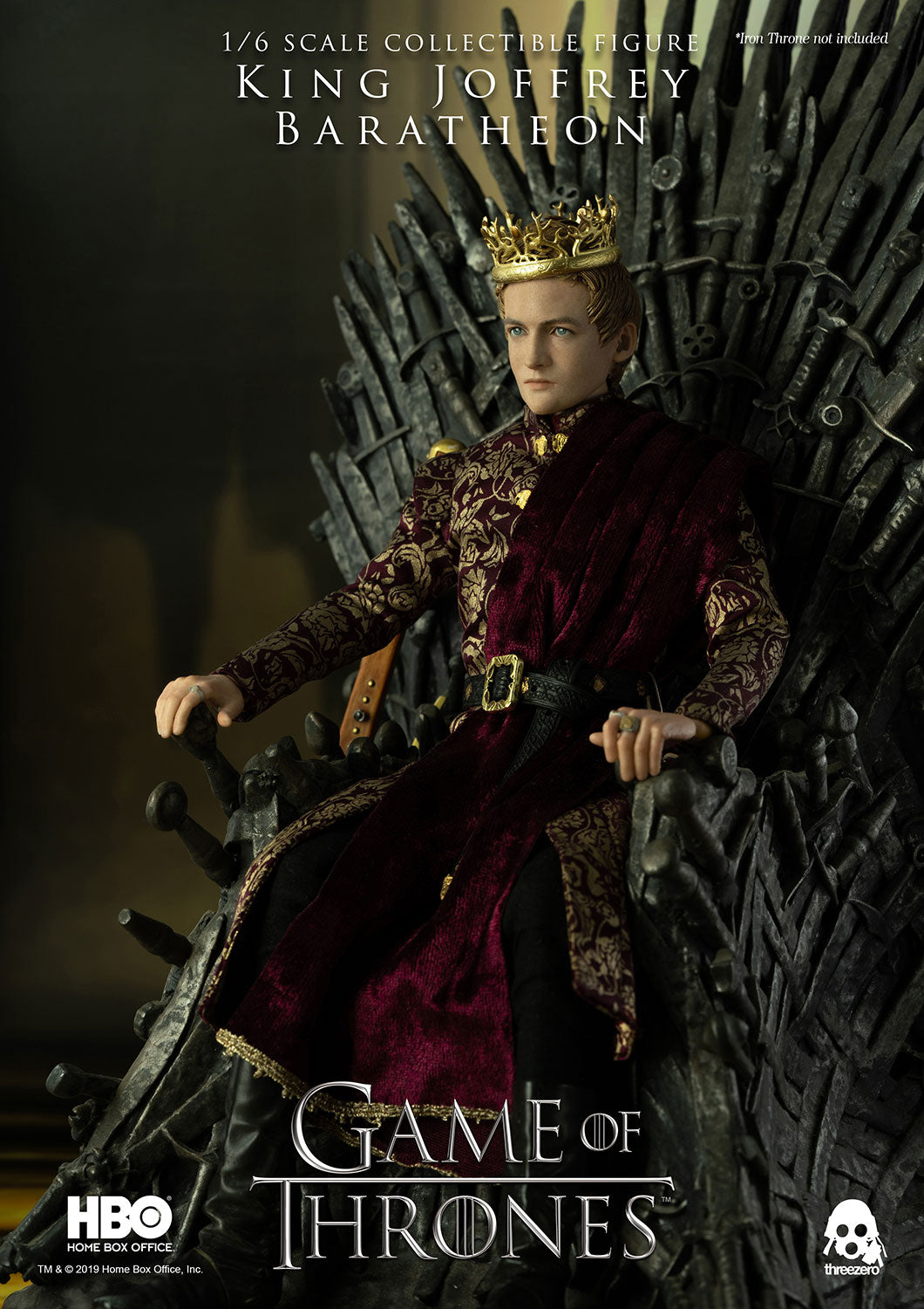 Pedido Figura King Joffrey Baratheon (Deluxe version) - Game of Thrones marca Threezero 3Z0070DV escala 1/6