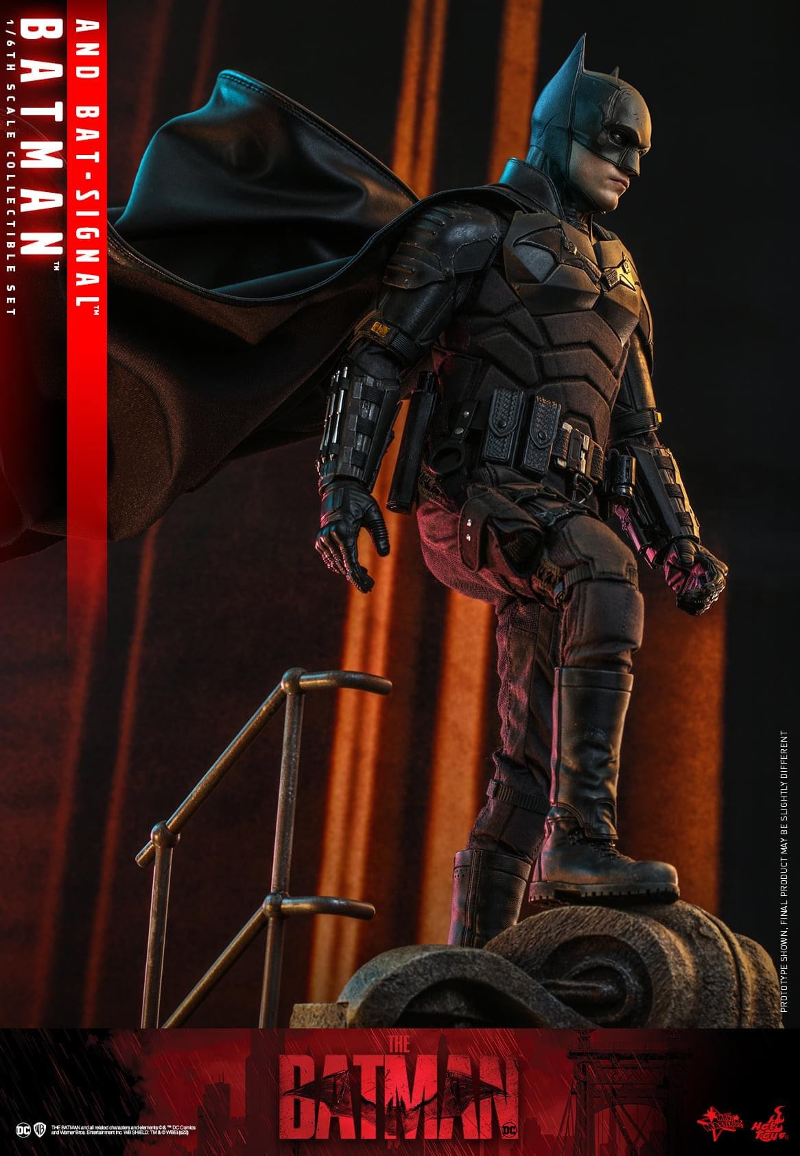 Preventa Figura Batman & Bat-Signal - The Batman marca Hot Toys MMS641 escala 1/6