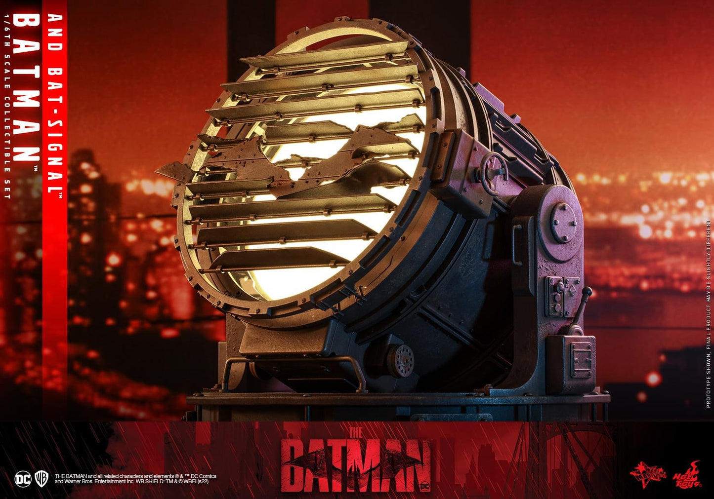 Preventa Figura Batman & Bat-Signal - The Batman marca Hot Toys MMS641 escala 1/6