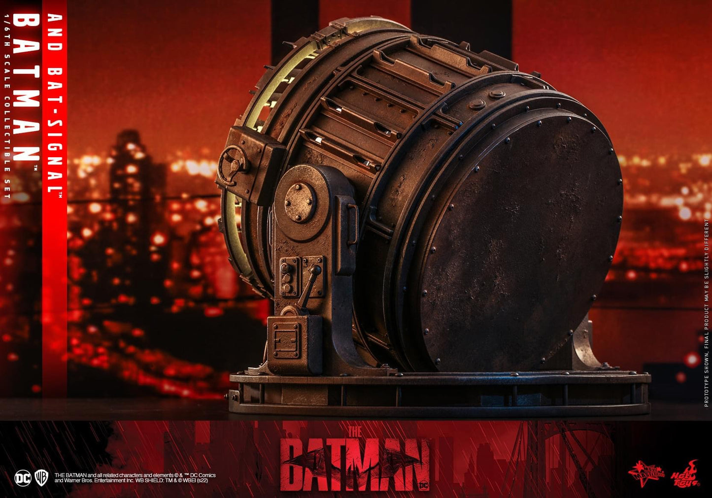 Preventa Figura Batman & Bat-Signal - The Batman marca Hot Toys MMS641 escala 1/6