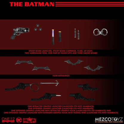 Pedido Figura Batman - The Batman One:12 Collective marca Mezco Toyz 76593 escala pequeña 1/12