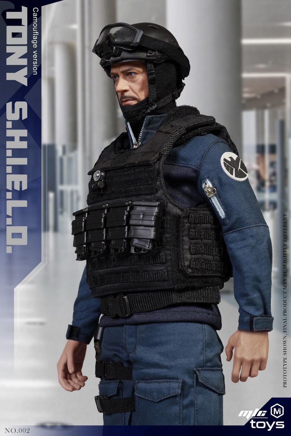 Pedido Figura Tony S.H.I.E.L.D marca MicToys 002 escala 1/6