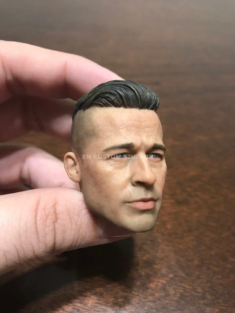 Cabeza Wardaddy / Brad Pitt en Fury - Corazones de Hierro escala 1/6