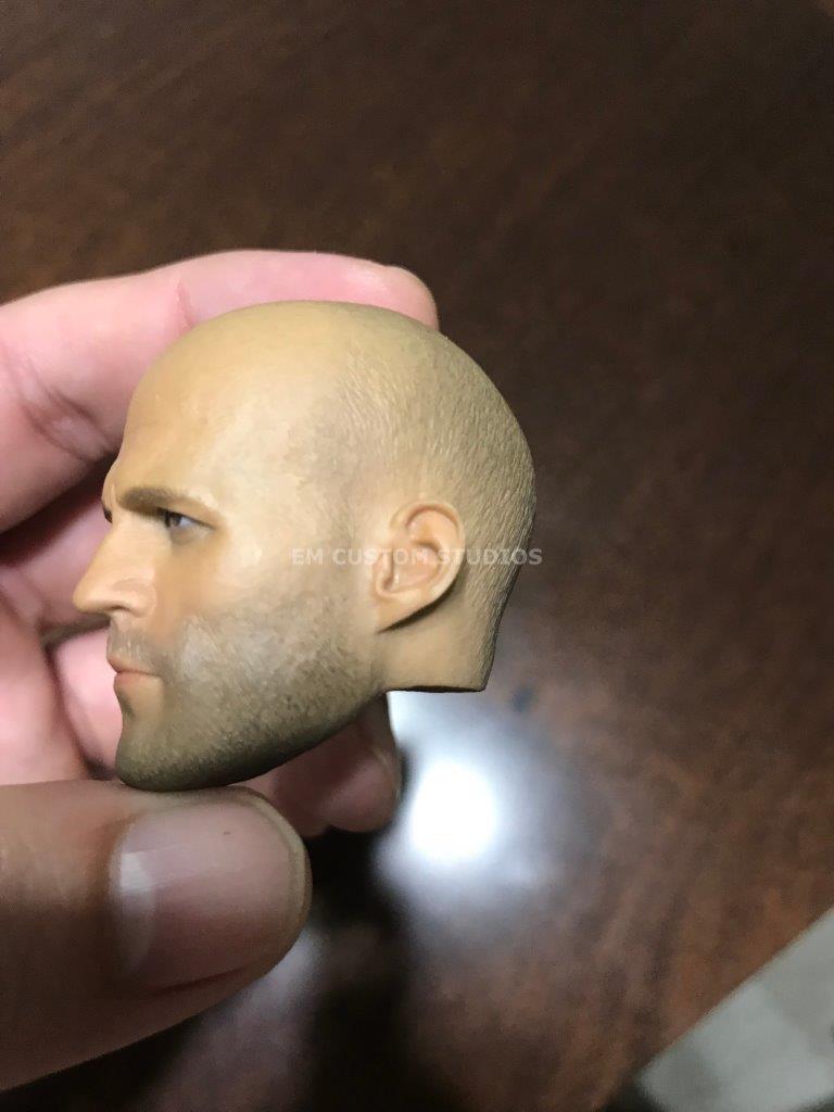 Pedido Cabeza Jason Statham en El Transportador marca custom escala 1/6