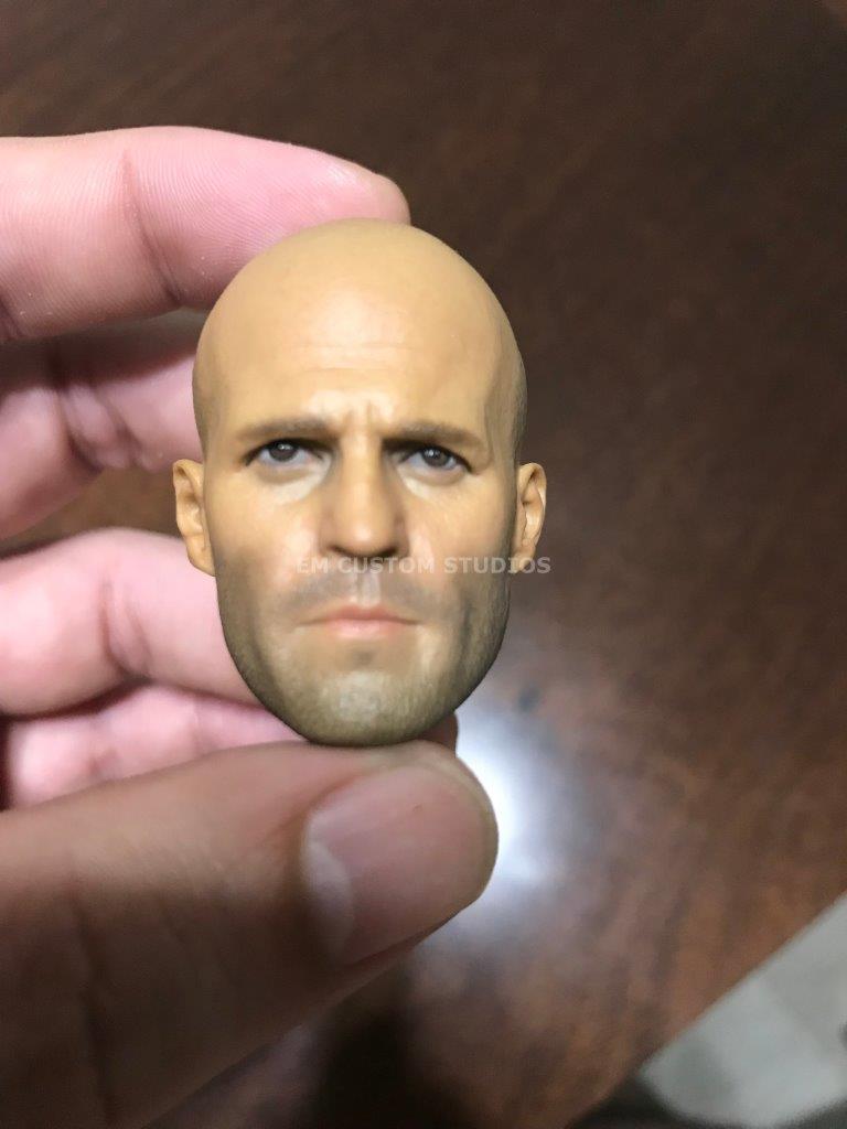 Pedido Cabeza Jason Statham en El Transportador marca custom escala 1/6