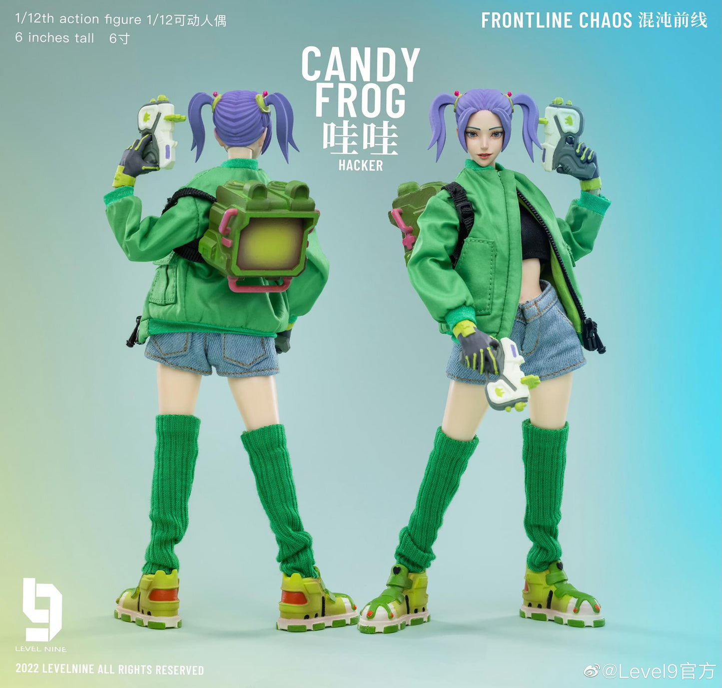 Pedido Figura Candyfrog Hacker - Frontline Chaos marca JOYTOY JT3358 escala pequeña 1/12